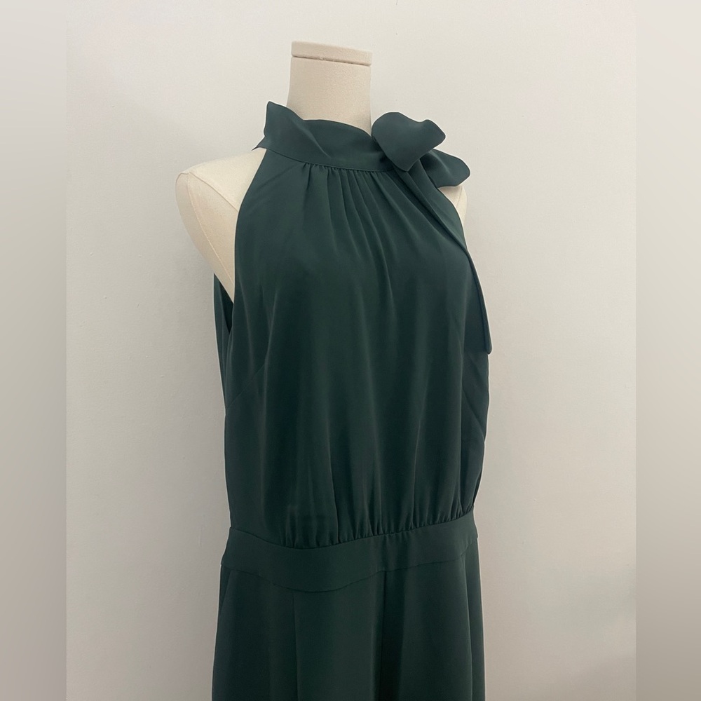BODEN Halter Wide Leg Jumpsuit Emerald Green UK16R US12R